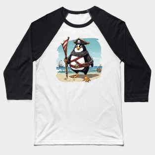 King of the Penguin Pirates Baseball T-Shirt